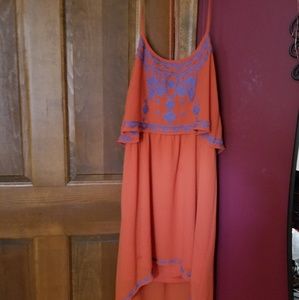 Adjustable Spaghetti halter dress